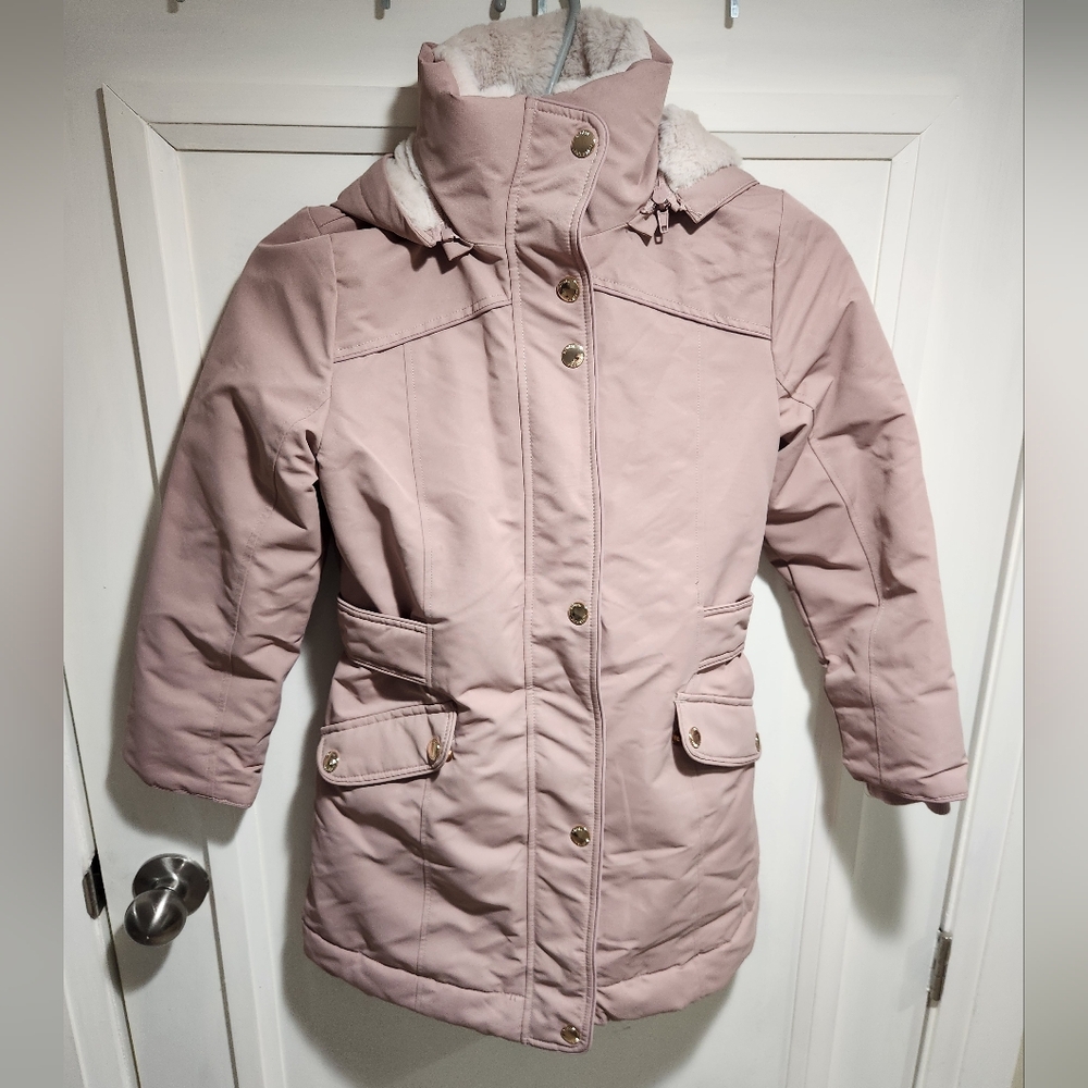 Storm Mountain Pink Puffer Coat with Hood Size Small Kids LIKE NEW